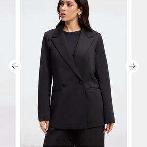 Good American scuba blazer 2.0 black size 6